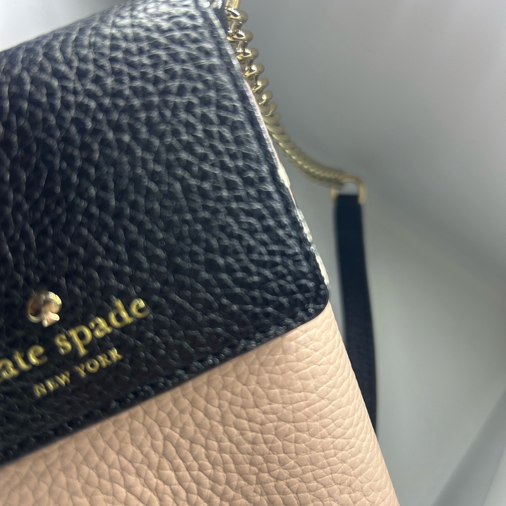 Kate Spade Black and Tan Leather Bag